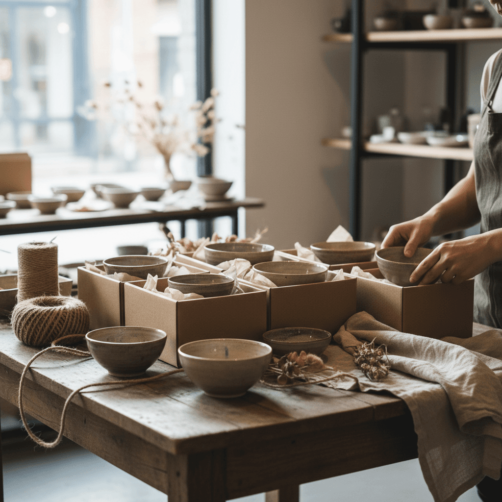 Product presentation in authentic context